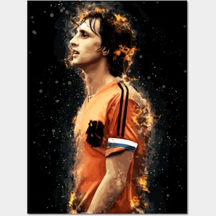 Johan Cruyff Football Art Posters and Art
